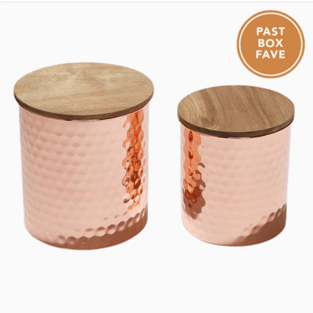 Uncommon James Copper Canister Set